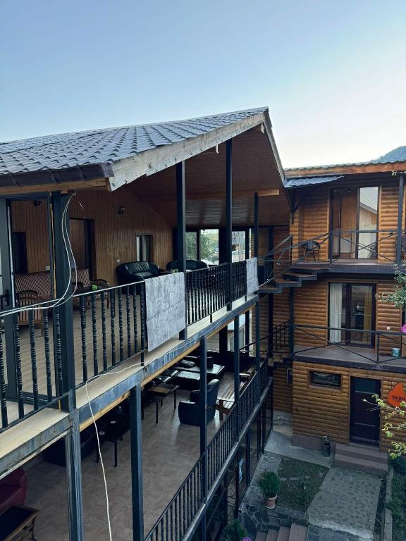 Balkón nebo terasa v ubytování Nino Ratiani's Guesthouse