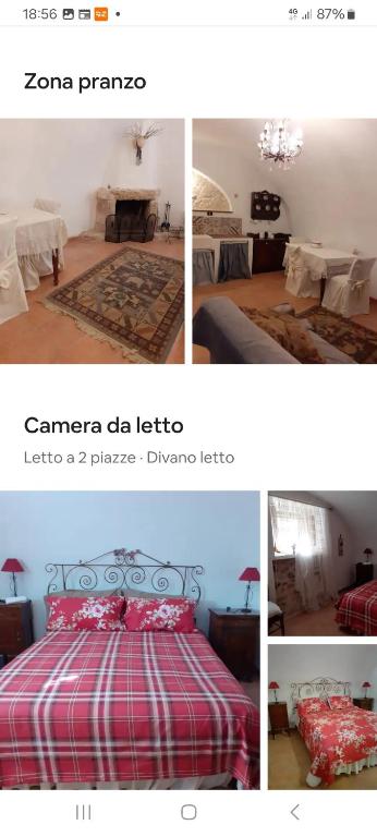 Postel nebo postele na pokoji v ubytování Dimora borgo antico
