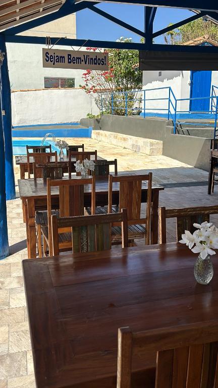 Restaurace v ubytování Pousada Doce Villa