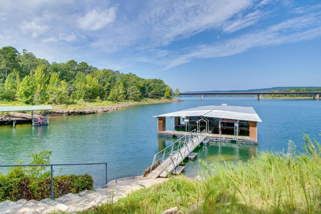 Greers Ferry Lakefront Home with Deck and Boat Slips!, Fairfield