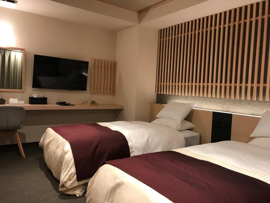 Aizu Tsuruya Hotel - Chambre Jumelée Avec Bain