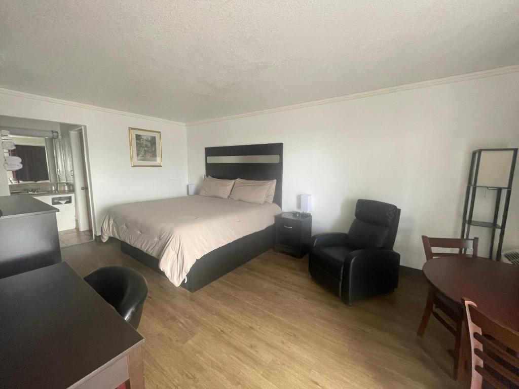 Postel nebo postele na pokoji v ubytování Big Chief Motel