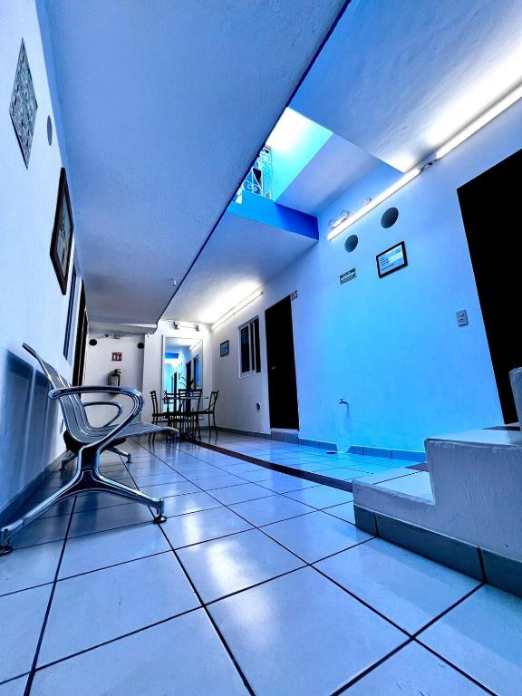 TV a/nebo společenská místnost v ubytování Hotel en Guadalajara Posada Mi Rey