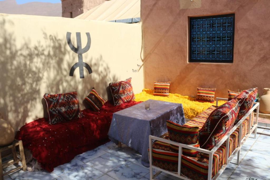 Zona d'estar a Riad Assia Foum Zguid
