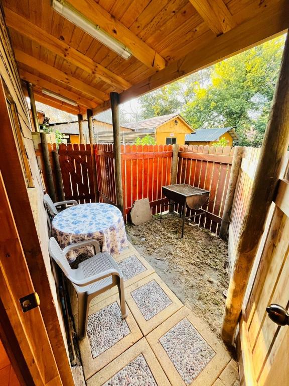 Balkón nebo terasa v ubytování Cabañitas Remanso del Espíritu