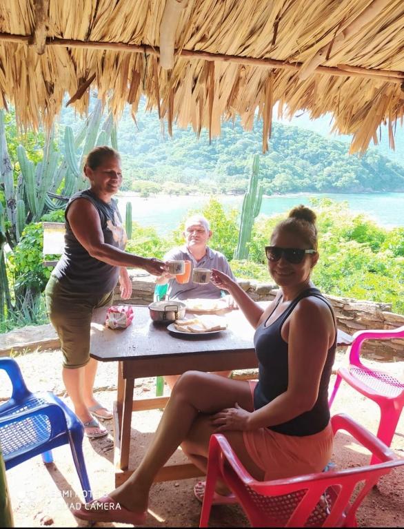 Hosté ubytování Mirador Playa Cristal Tayrona
