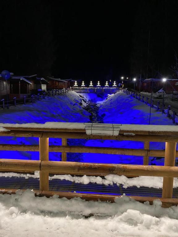 Camping Village Boscoblu' v zimě