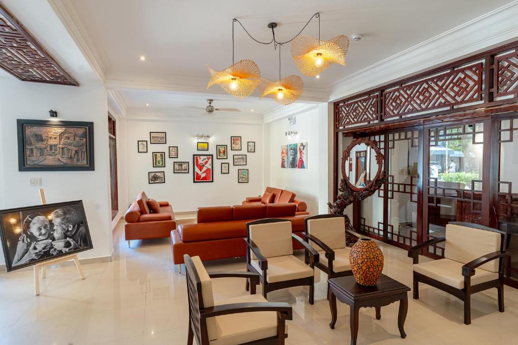 Khu vực ghế ngồi tại THUY DUONG 3 Boutique Hotel & Spa
