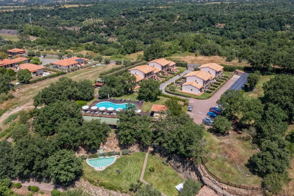Letecký snímek ubytování Villaggio Le Querce