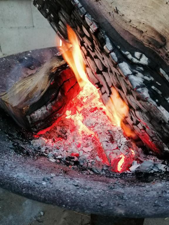 Gril dostupný pro hosty v bed and breakfast