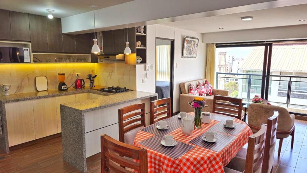 Køkken eller tekøkken på Los geranios