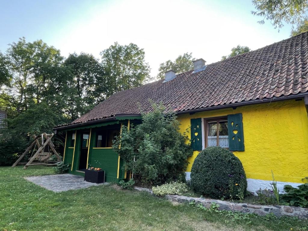 Vonkajšia záhrada v ubytovaní Zagroda Cztery Wiatry