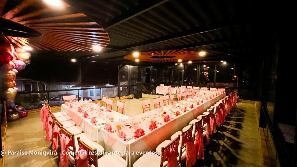 Restaurace v ubytování Paraíso Moniquirá - Apartaestudio