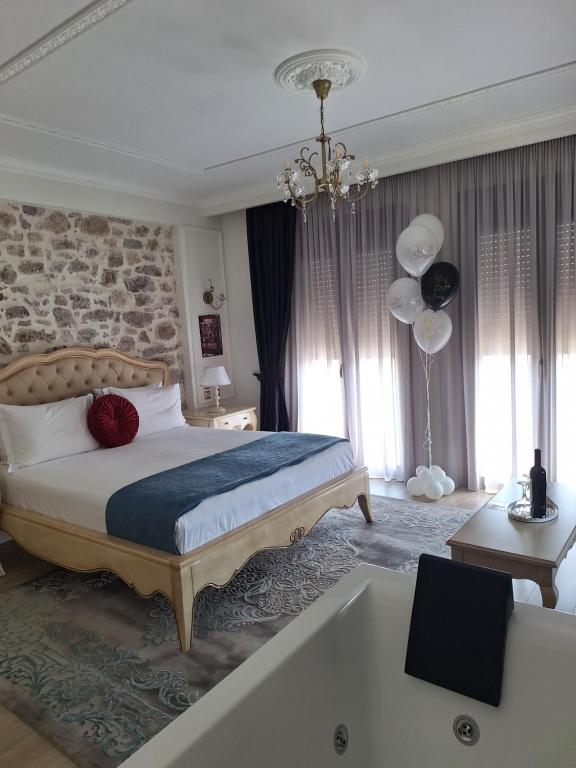 Letto o letti in una camera di Vip Lepanto Port Suites