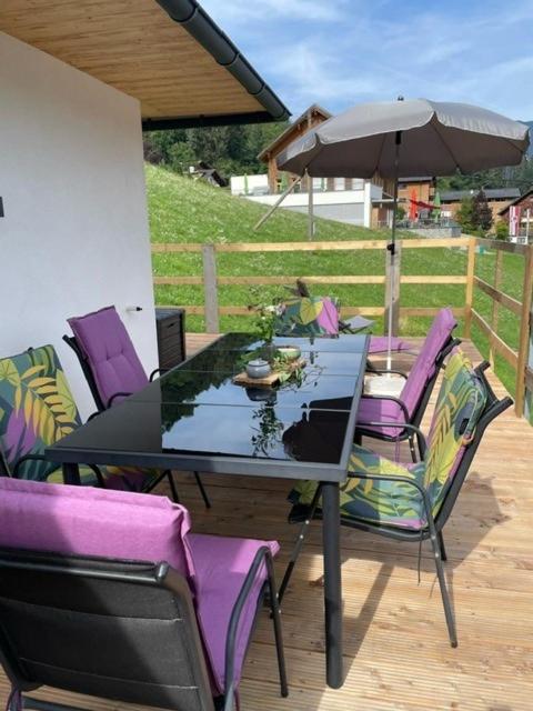 Balkón nebo terasa v ubytování Rosa Alpina Appartement