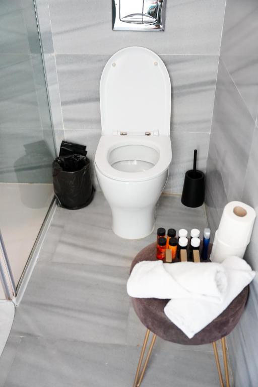Koupelna v ubytování Valhalla Boutique Hotel