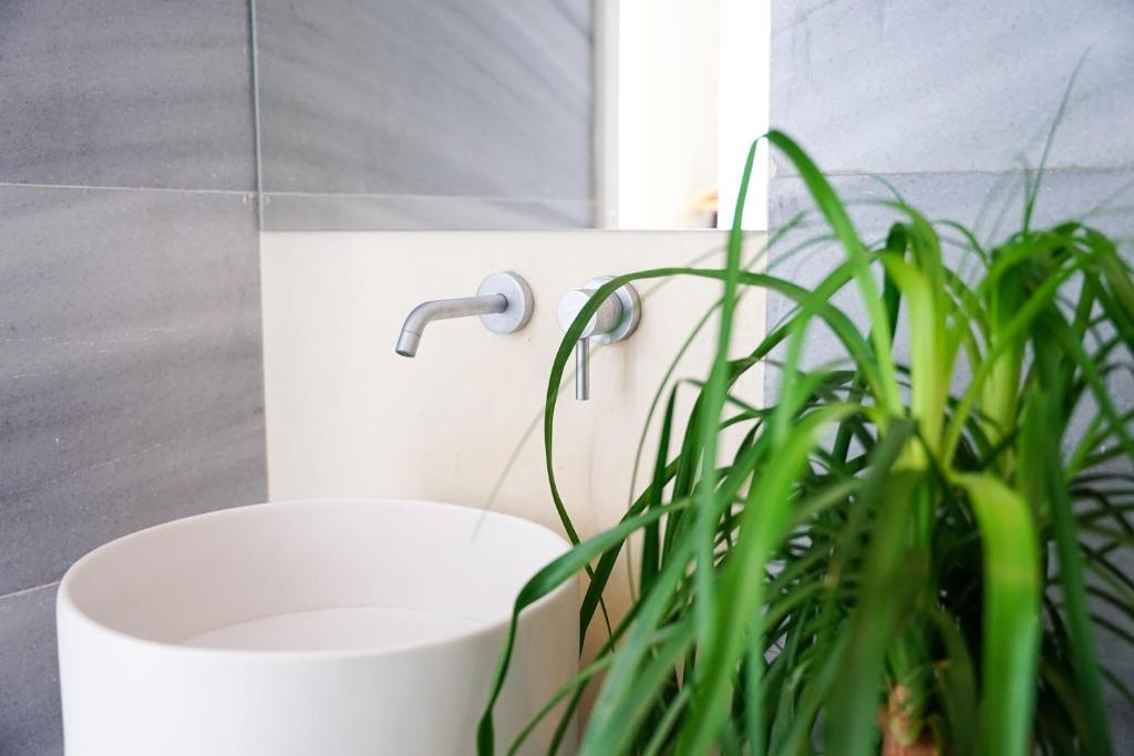 Koupelna v ubytování Valhalla Boutique Hotel
