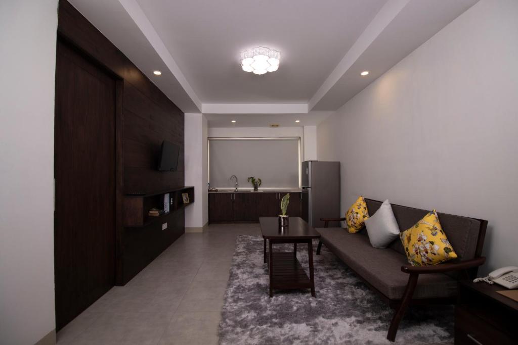 Posezení v ubytování Vrest Hotel
