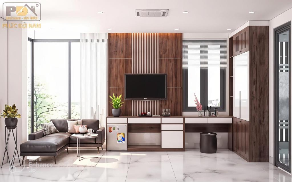 TV a/nebo společenská místnost v ubytování Anh Nguyet Da Nang Hotel