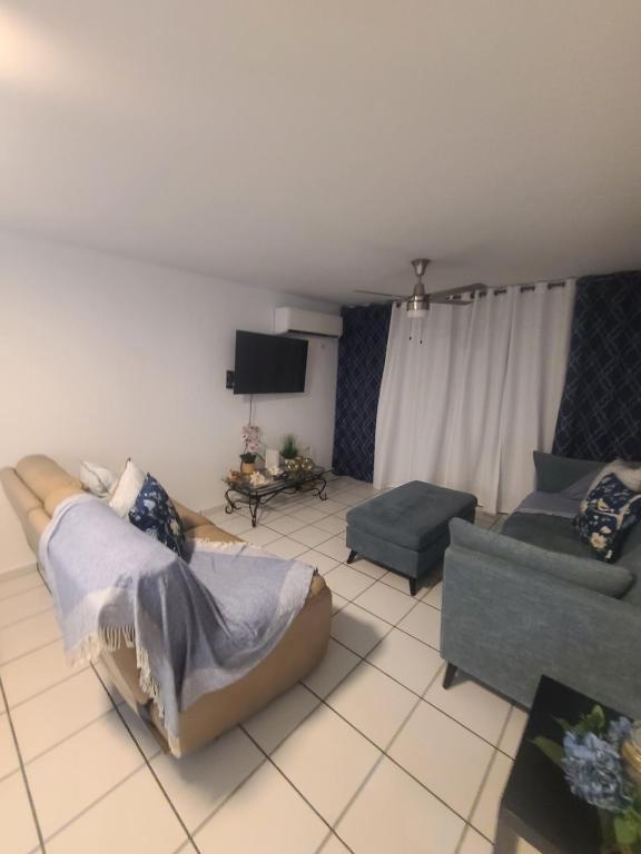 Posezení v ubytování Dorado Beach Condo