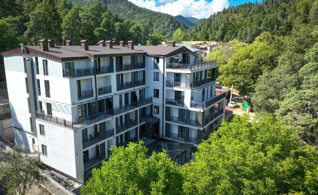 Nespecifikovaný výhled na hory nebo výhled na hory při pohledu z apartmánu