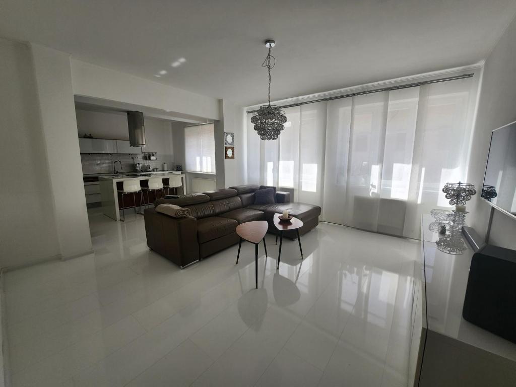 Kuchyň nebo kuchyňský kout v ubytování Apartmán Julie