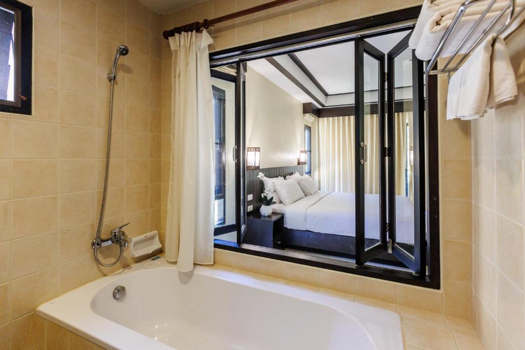Koupelna v ubytování Nang Thong Beach Resort