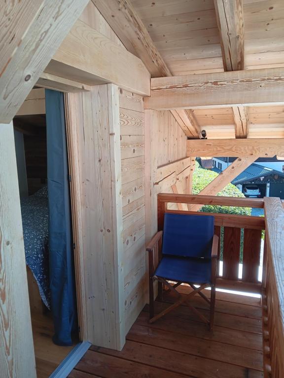 Postel nebo postele na pokoji v ubytování Chalet rinette