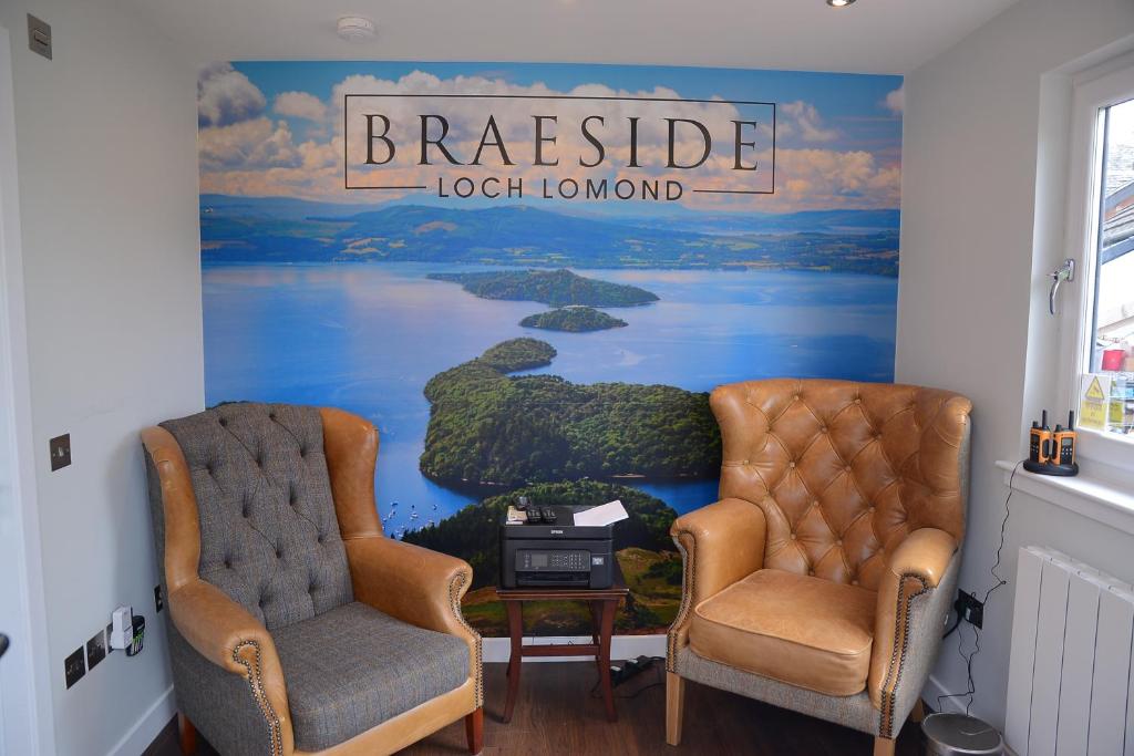 Posezení v ubytování Braeside Guest House, Loch Lomond