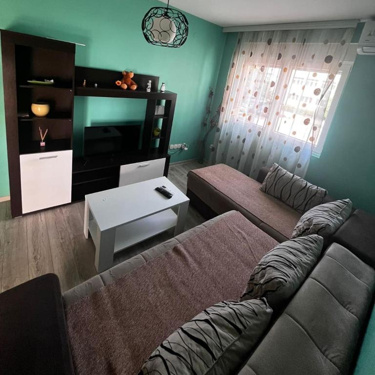 TV a/nebo společenská místnost v ubytování Jovana Apartman Vrnjacka Banja