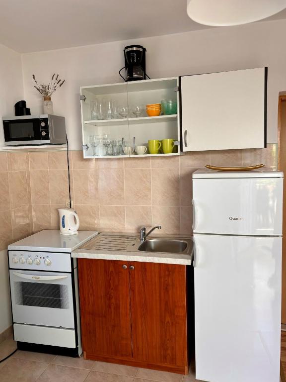 Kuchyňa alebo kuchynka v ubytovaní Apartmani Knežević