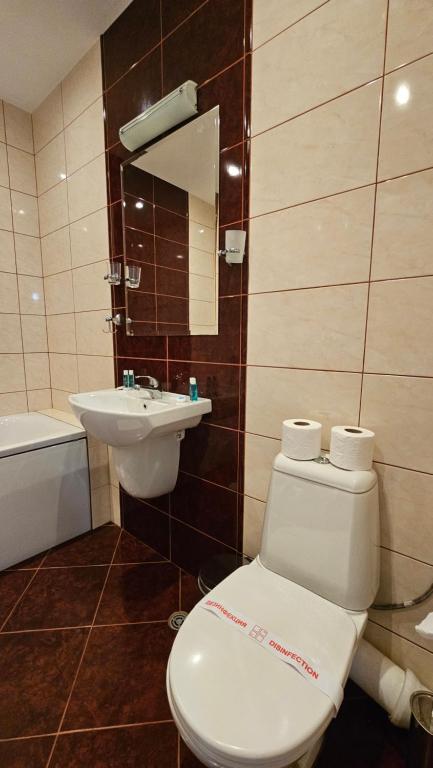 Koupelna v ubytování Hotel Liani - All Inclusive