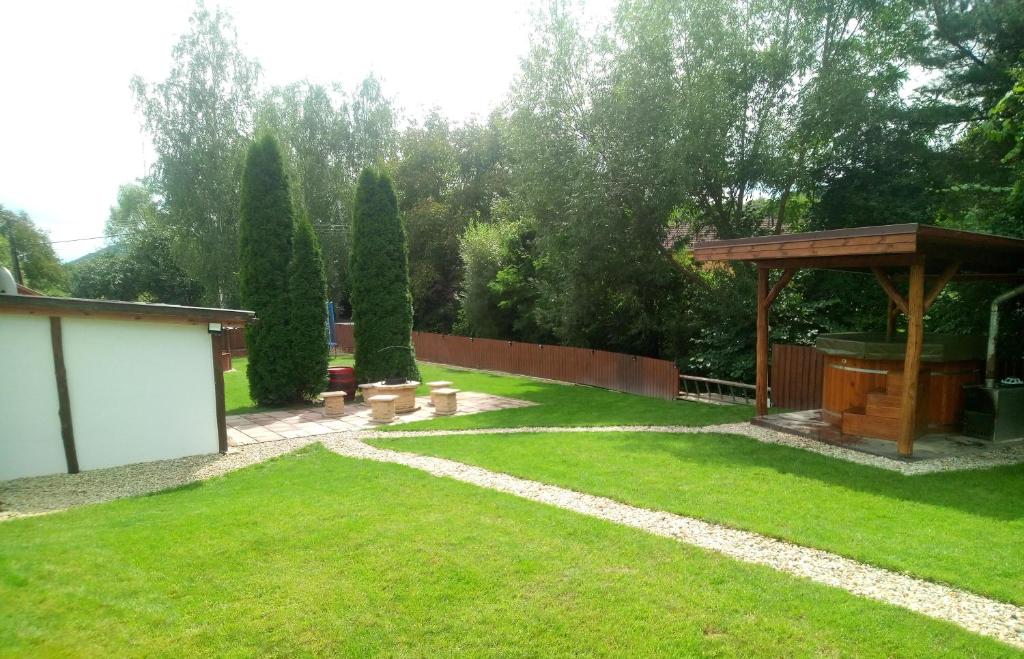Zahrada ubytování Blanka Vendégház