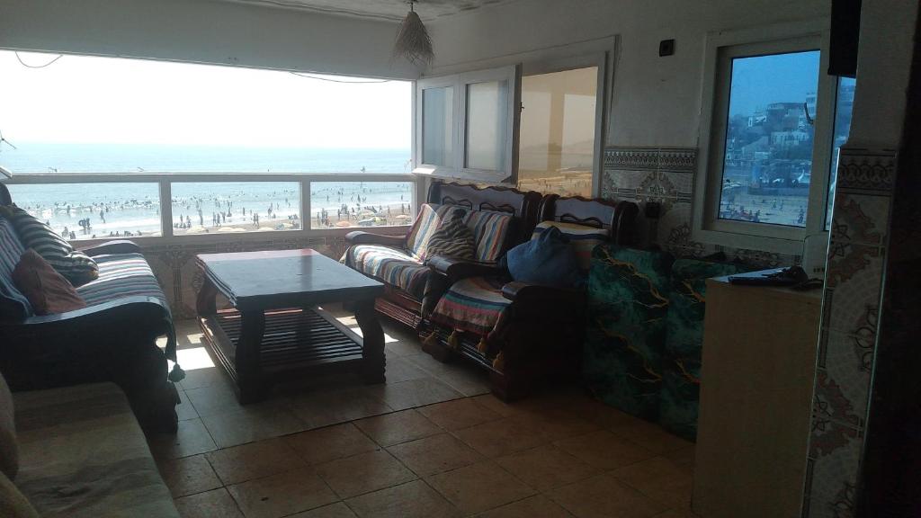 Posezení v ubytování Idriss Seaview Guesthouse