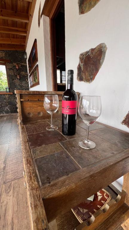 Nápoje v ubytování Casa Arteaga