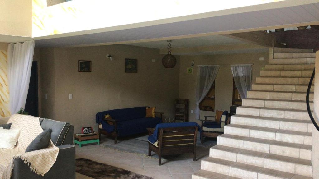 Posezení v ubytování Lopez Village GuestHouse