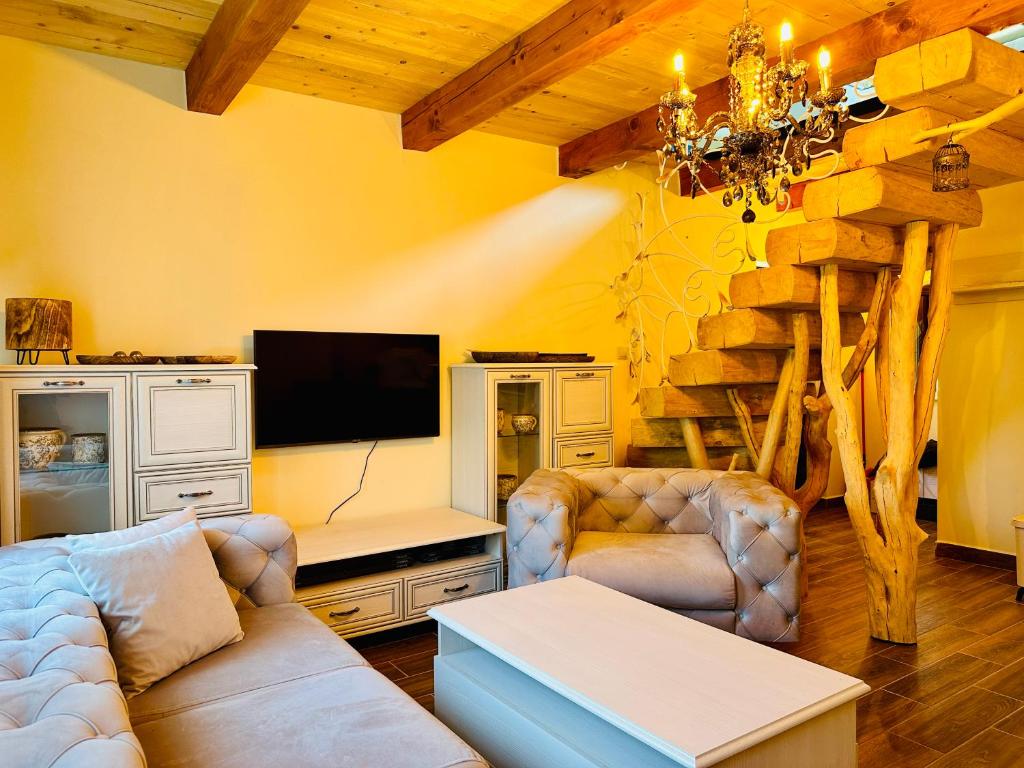 Kuchyň nebo kuchyňský kout v ubytování VITALITY Resort Podhájska