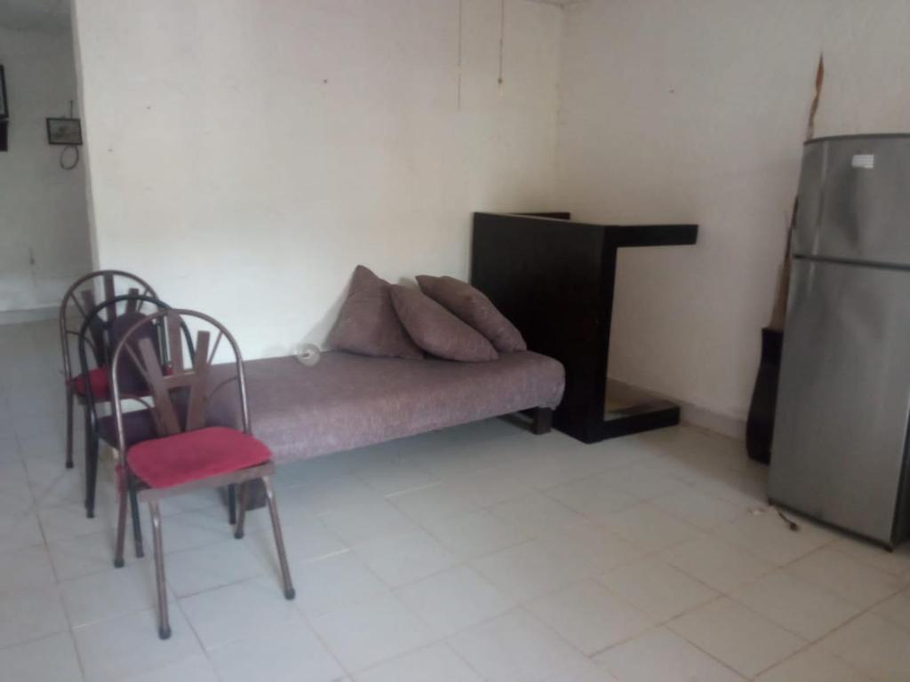 Køkken eller tekøkken på San Miguel apartments