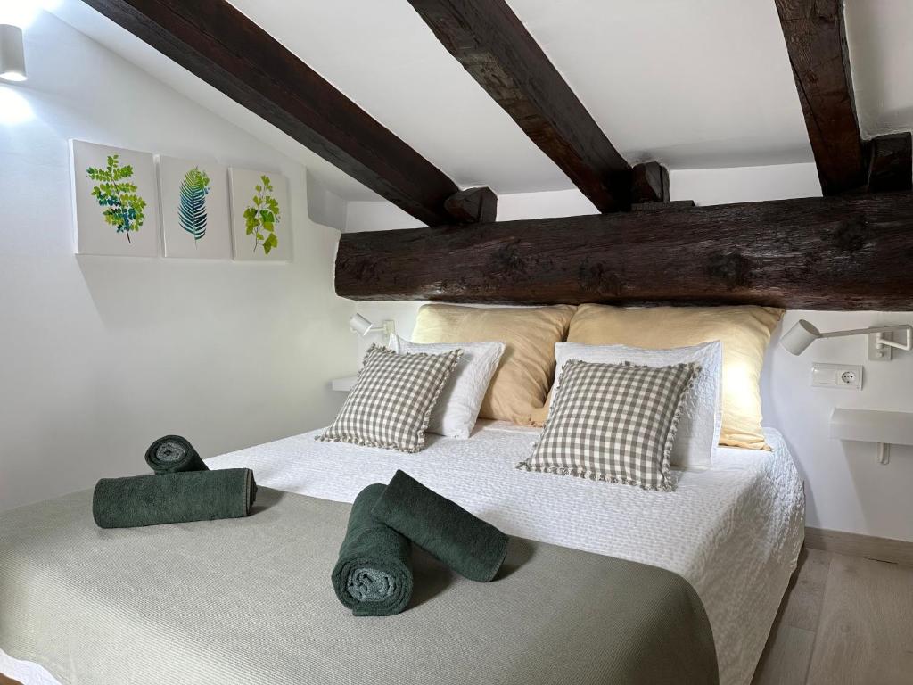 Postel nebo postele na pokoji v ubytování Casa Cullerer