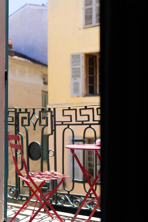 Balkón nebo terasa v ubytování Hotel POZZO DI BORGO