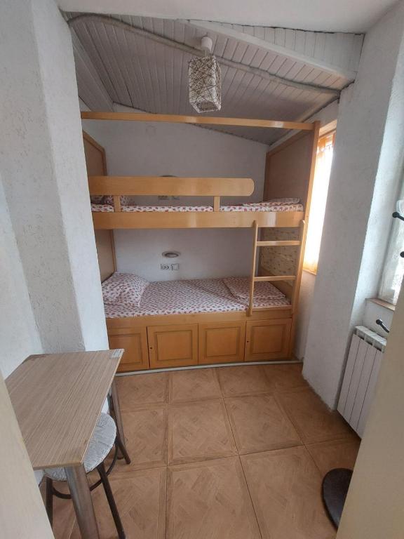 Kuchyň nebo kuchyňský kout v ubytování Hostel Valentin 2