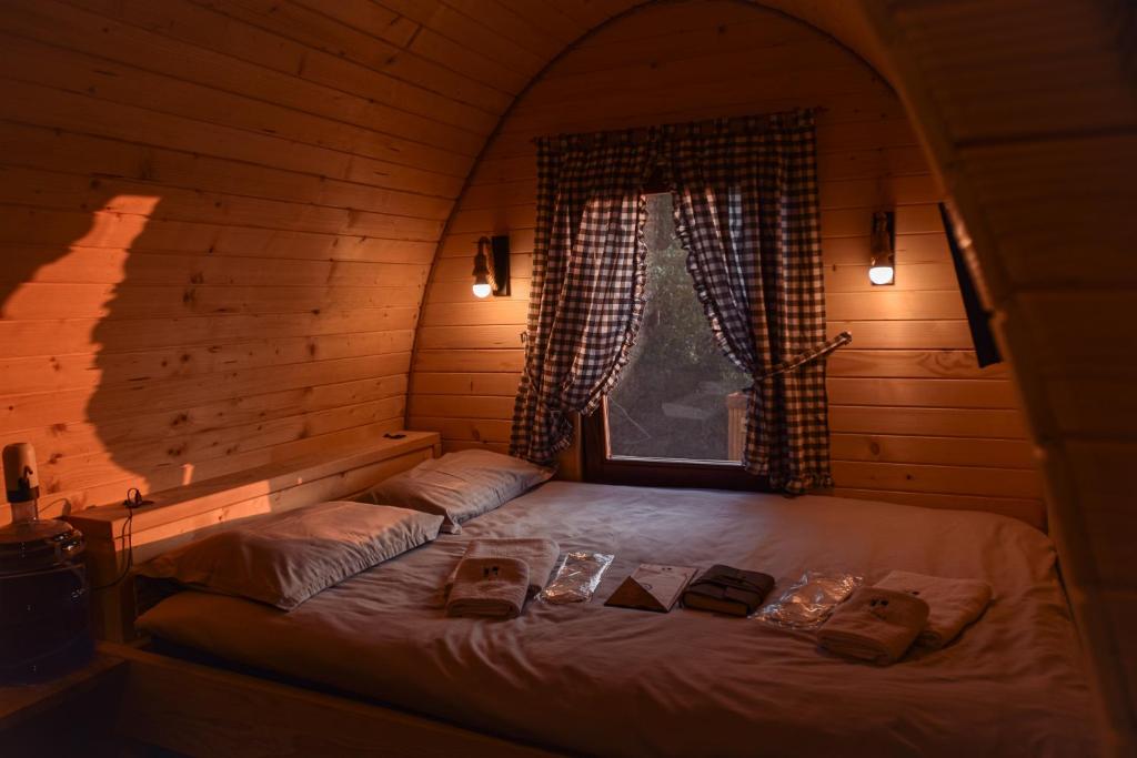 Postel nebo postele na pokoji v ubytování Camping pod - RAZBIBRIGA