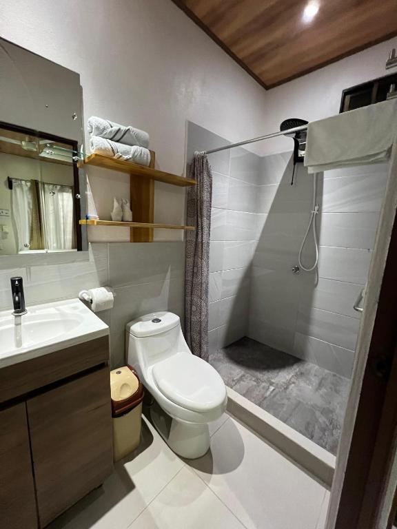 Koupelna v ubytování Apartamentos Mansión Tropical