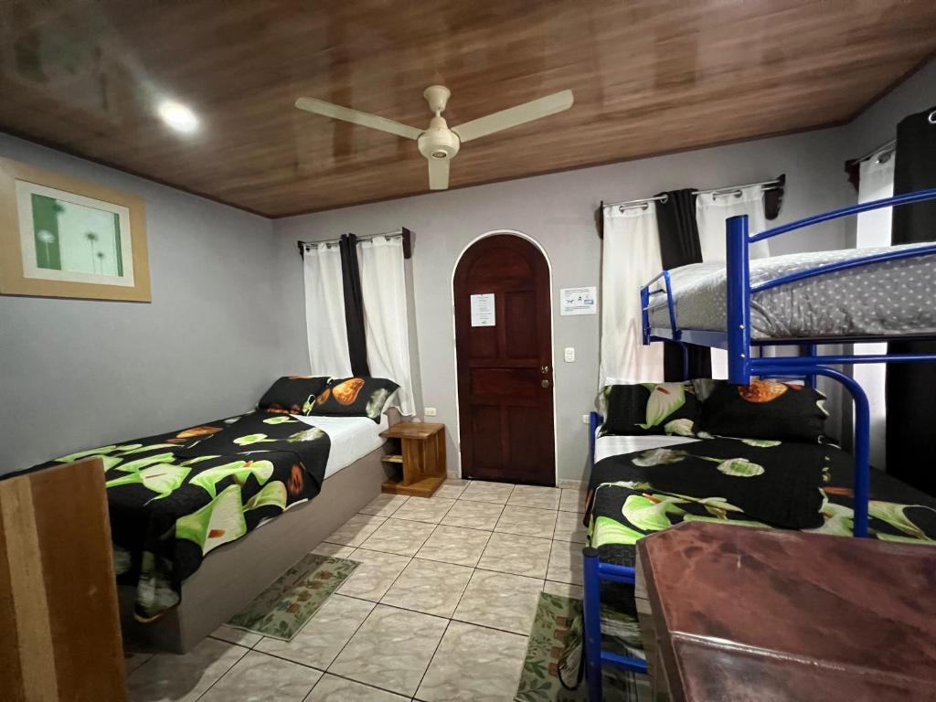 Postel nebo postele na pokoji v ubytování Apartamentos Mansión Tropical