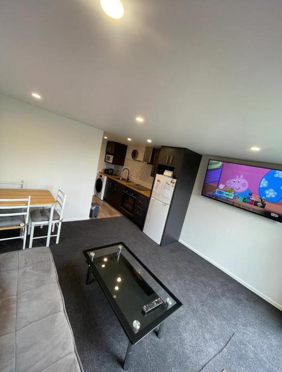 Kuchyň nebo kuchyňský kout v ubytování Tiny Home in Mosgiel