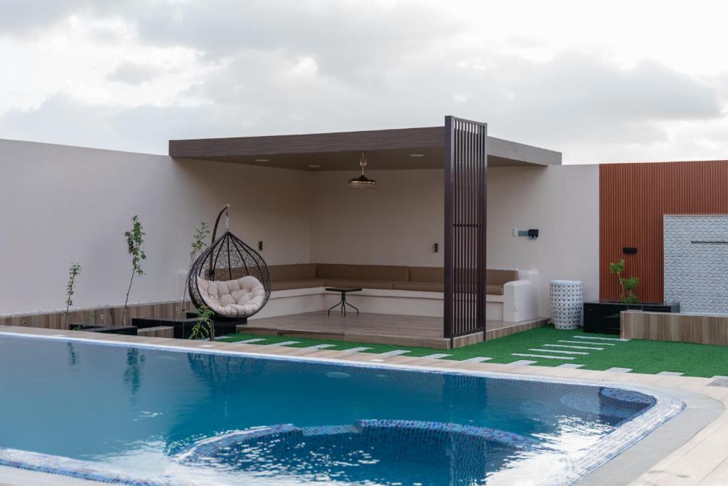 Bazén v ubytování The MountainJewel Villa فيلا جوهرة الجبل nebo v jeho okolí