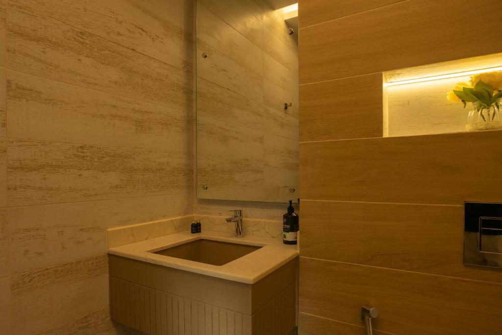 Koupelna v ubytování The MountainJewel Villa فيلا جوهرة الجبل