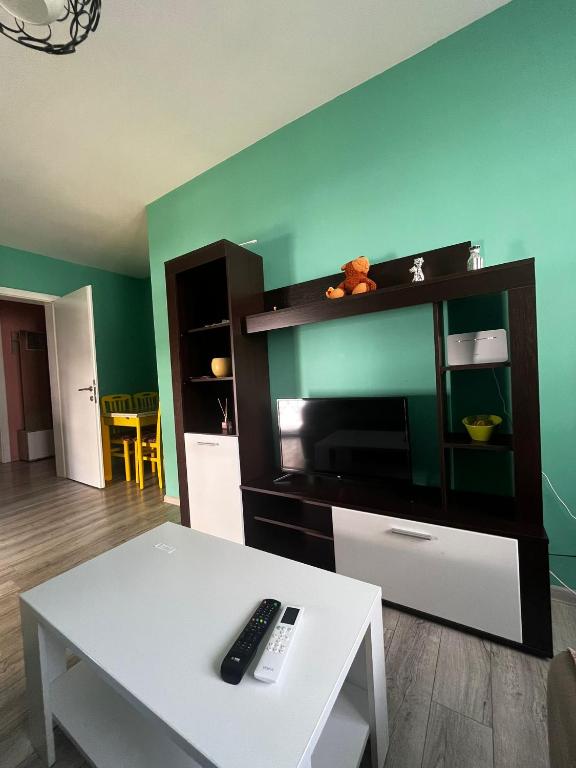 TV a/nebo společenská místnost v ubytování Jovana Apartman Vrnjacka Banja