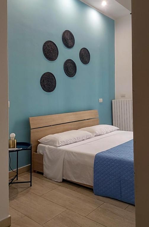 Postel nebo postele na pokoji v ubytování Lecce d'amare - 3 rooms