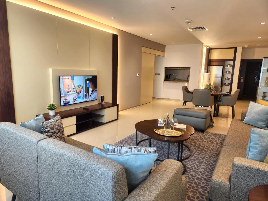 Ascott Park Place Dubai - Квартира с двумя спальнями с видом на море